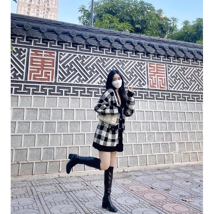 Áo Cadgan Kẻ ô siêu hot kèm ảnh thật