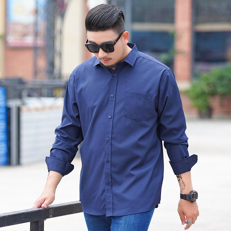 Áo Sơ Mi Công Sở Nam Plus Size