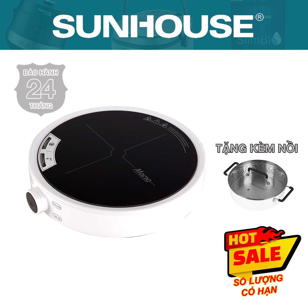 Bếp điện từ cảm ứng SUNHOUSE MAMA SHD6872 ( Kèm nồi lẩu )