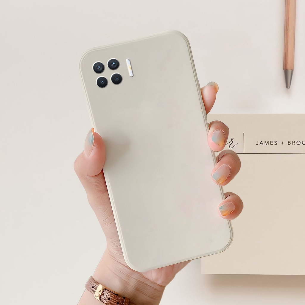 Ốp lưng Oppo A93 / F17 Pro in hình gấu cạnh viền vuông có bảo vệ camera