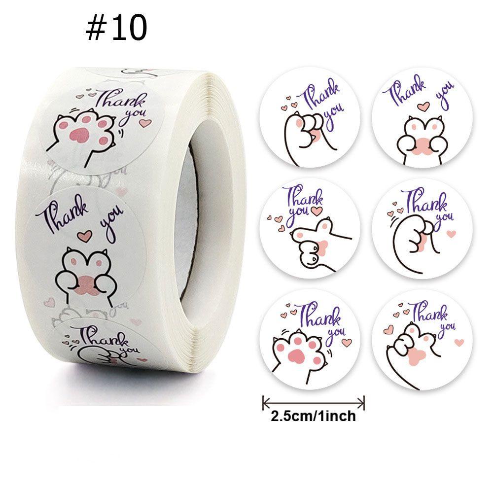 NARCISSUS 500 PCS/Roll For Kids Children Teacher Reward Stickers|Kindergarten School Stationery Labels Animals Decor Labels Study Supplies Students Games Gifts Accessories Self-Adhesive