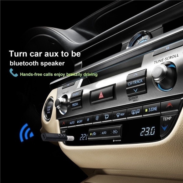 Bộ thu phát bluetooth 5.0 usb không dây 2 trong 1 3.5mm cho xe hơi