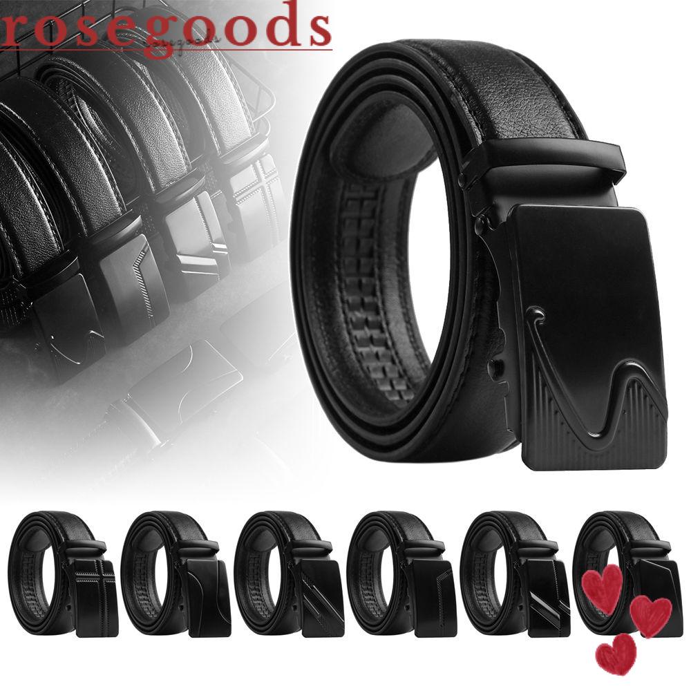Thắt Lưng Da PU Khóa Cài Tự Động Chất Lượng Cao Hợp Thời Trang