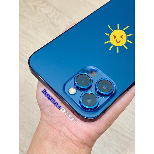 Viền nhôm không kính siêu mỏng camera IP 12 Pro / IP 12 Pro Max