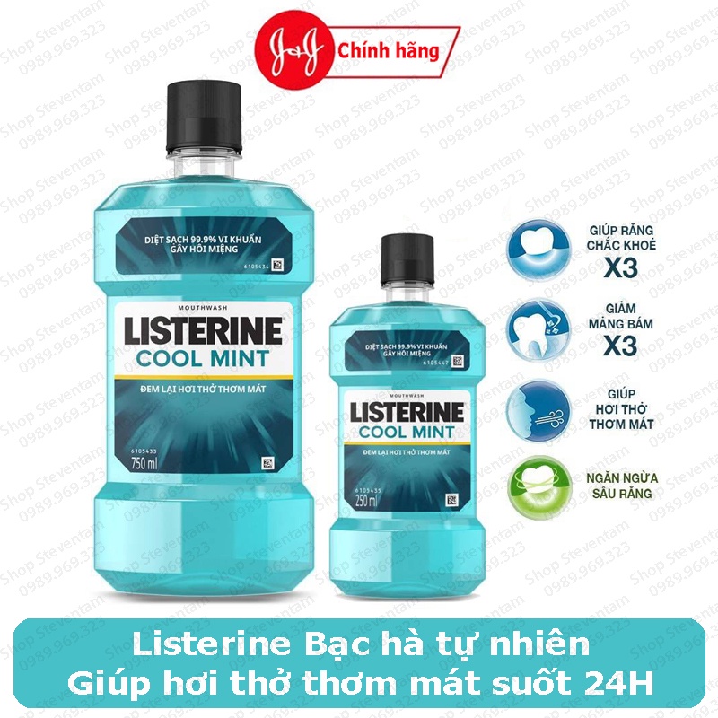 Nước súc miệng Listerine - Thái Lan