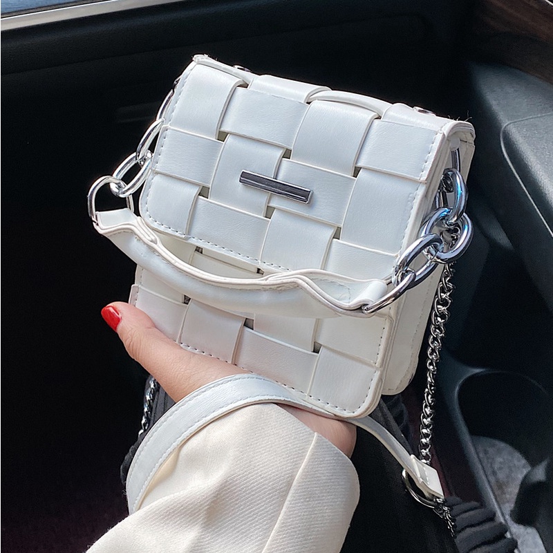 Túi Đeo Chéo mini Đan Dây Xích Thời Trang 2022 Cao Cấp Cho Nữ sm