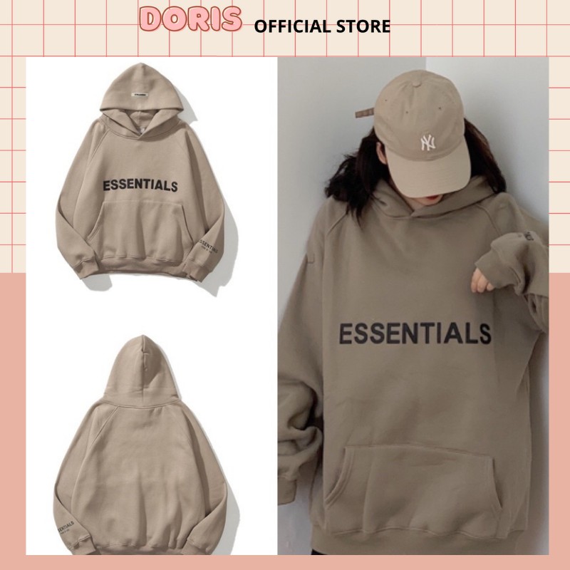 [Hoodie Ullzang] Áo hoodie nỉ ESSENTIAL dày dặn form rộng bao chất đẹp | BigBuy360 - bigbuy360.vn