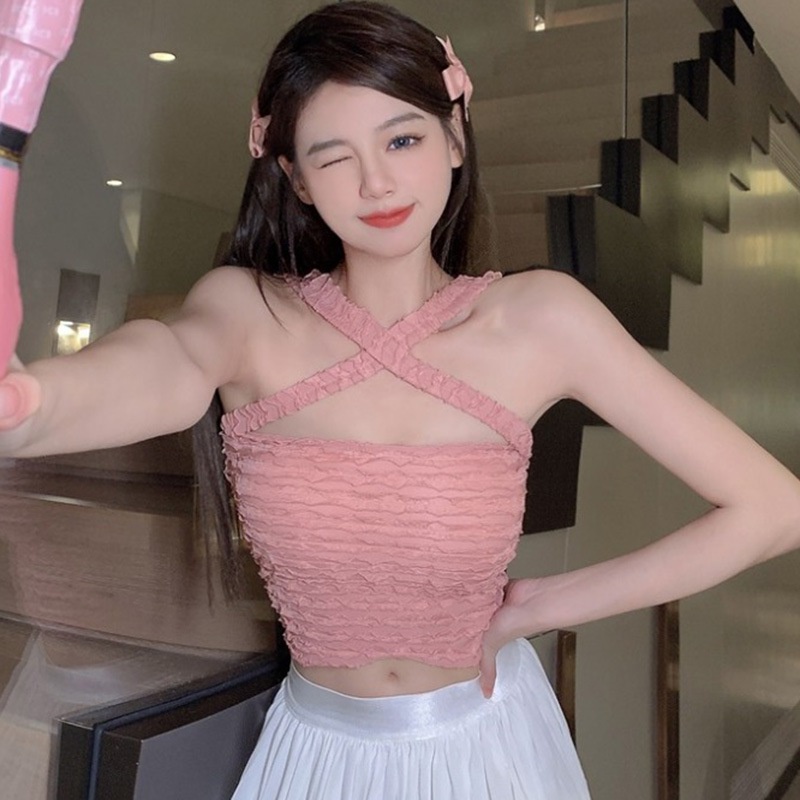 Áo Tank Top Màu Trơn Thiết Kế Ôm Sát Quyến Rũ