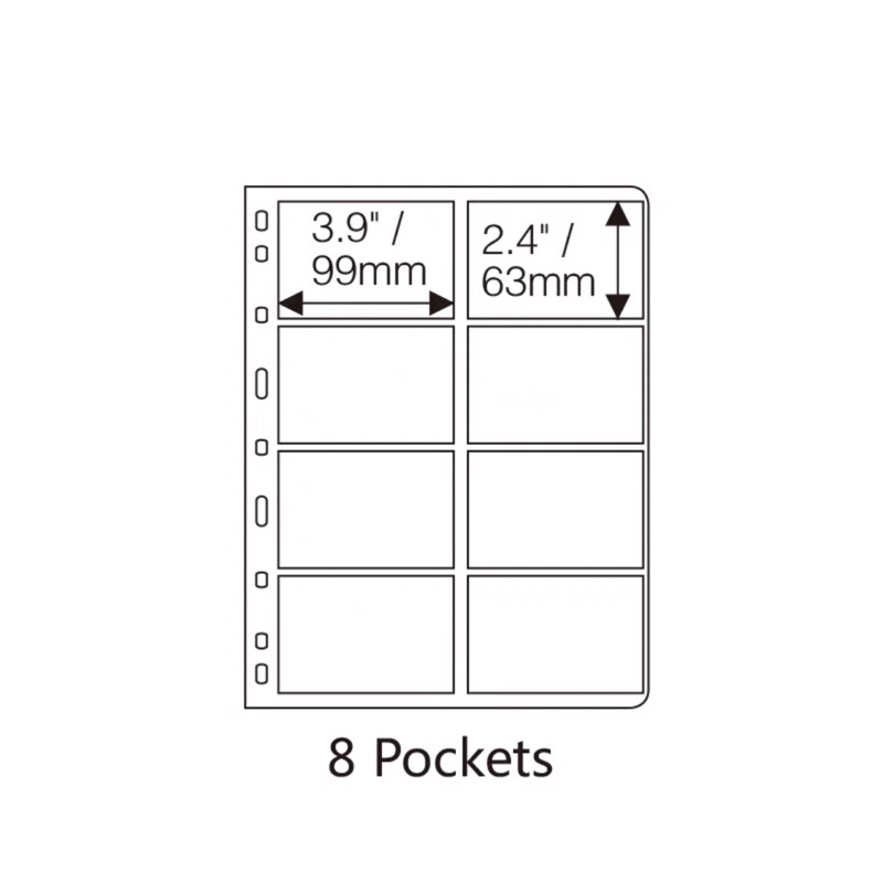 Sheet SE MingT A4 bảo vệ card lưu trữ ảnh
