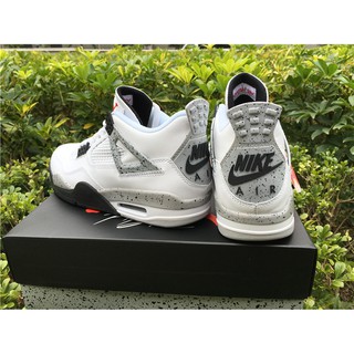 Jordan 4 Trắng White Cement
