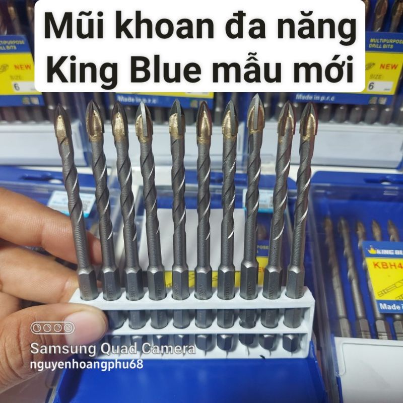 Mũi khoan đa năng chữ thập khoan bê tông khoan gạch khoan sắt không cong vênh không mẻ đầu