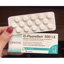 Vitamin D Fluoretten cho bé từ sơ sinh 90 viên