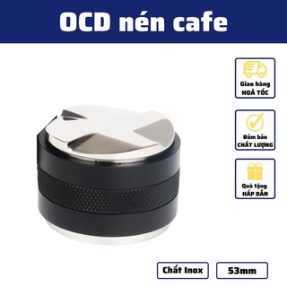 Hàng có sẵn temper ocd - tay nén cà phê cao cấp 58mm - cục dàn đều cafe - cục nén cafe rẻ