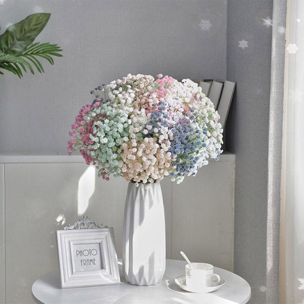 Bó hoa baby giả 108 bông trang trí nhà cửa/ tiệc cưới DIY