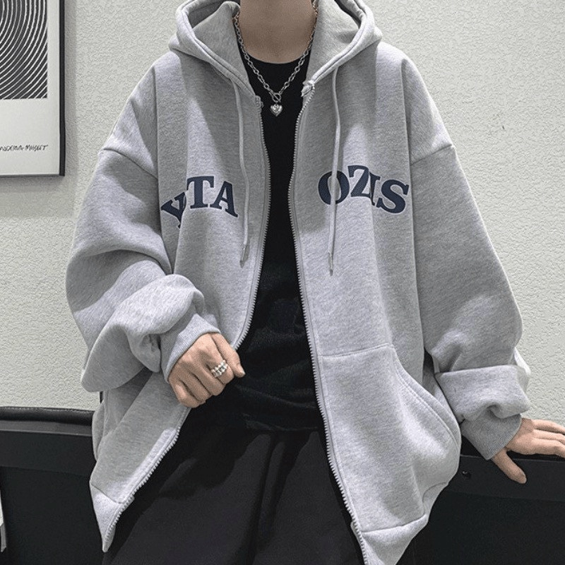 (HCM) Áo khoác nỉ dây kéo form to y hình siêu hot thời trang Hàn Quốc - Phong Cách Hip Hop KOKO MI FASHION