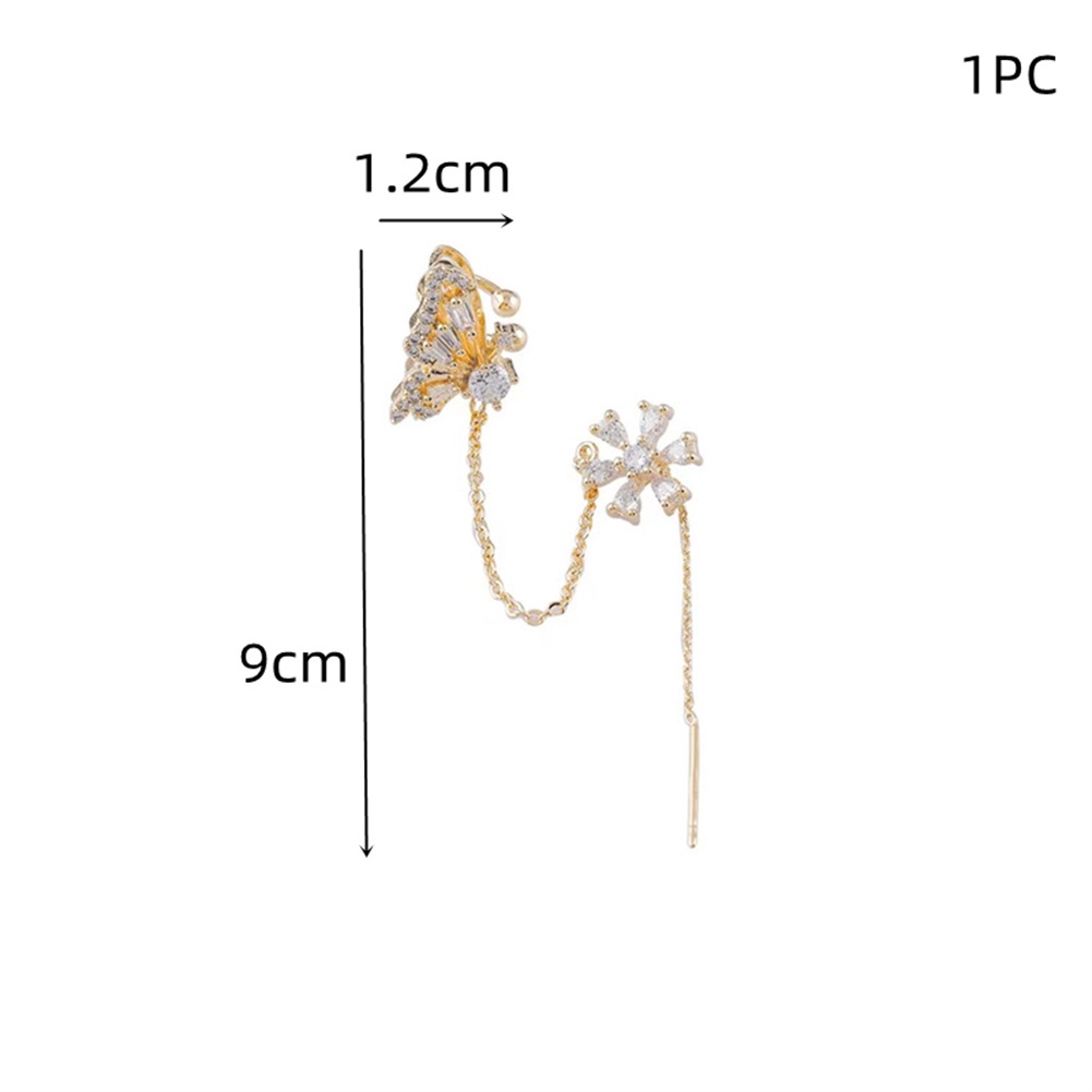 Bông Tai Hình Hoa Và Bướm Thời Trang Thanh Lịch