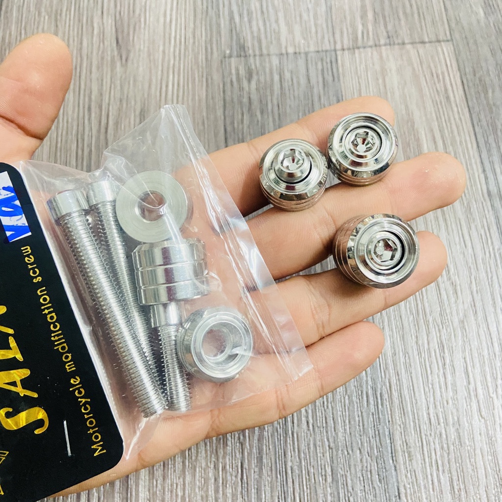 3 CON KHÂU CẢNG FULL INOX CHO HONDA VARIO MẪU THÁI SIÊU ĐẸP