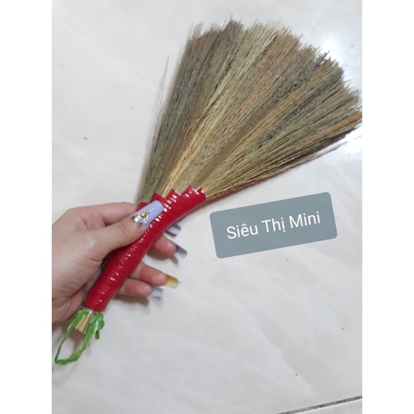 Chổi Cỏ Mini Quét Bếp Bàn Thờ