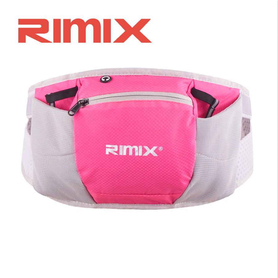 Túi đeo hông đeo bụng nam nữ hai bình nước  chống thấm, thoáng khí thể thao, chạy bộ Rimix RM2201