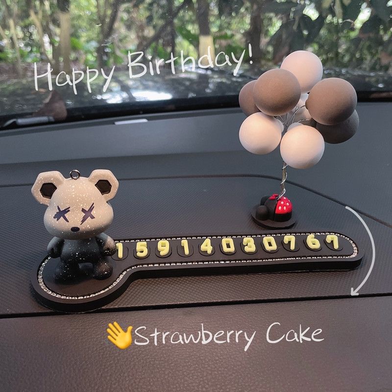 Thẻ Đỗ Xe Hơi Tạm Thời Trang Trí Đáng Yêu Dành Cho Nữ 2022