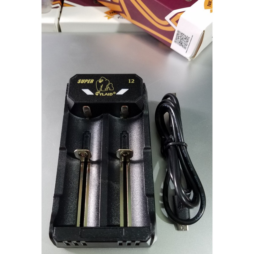 [FREE SHIP] Sạc pin Cylaid I2 cho pin 18650, 26650, 21700, 18350, 20700, 14500, 17500, 16340...