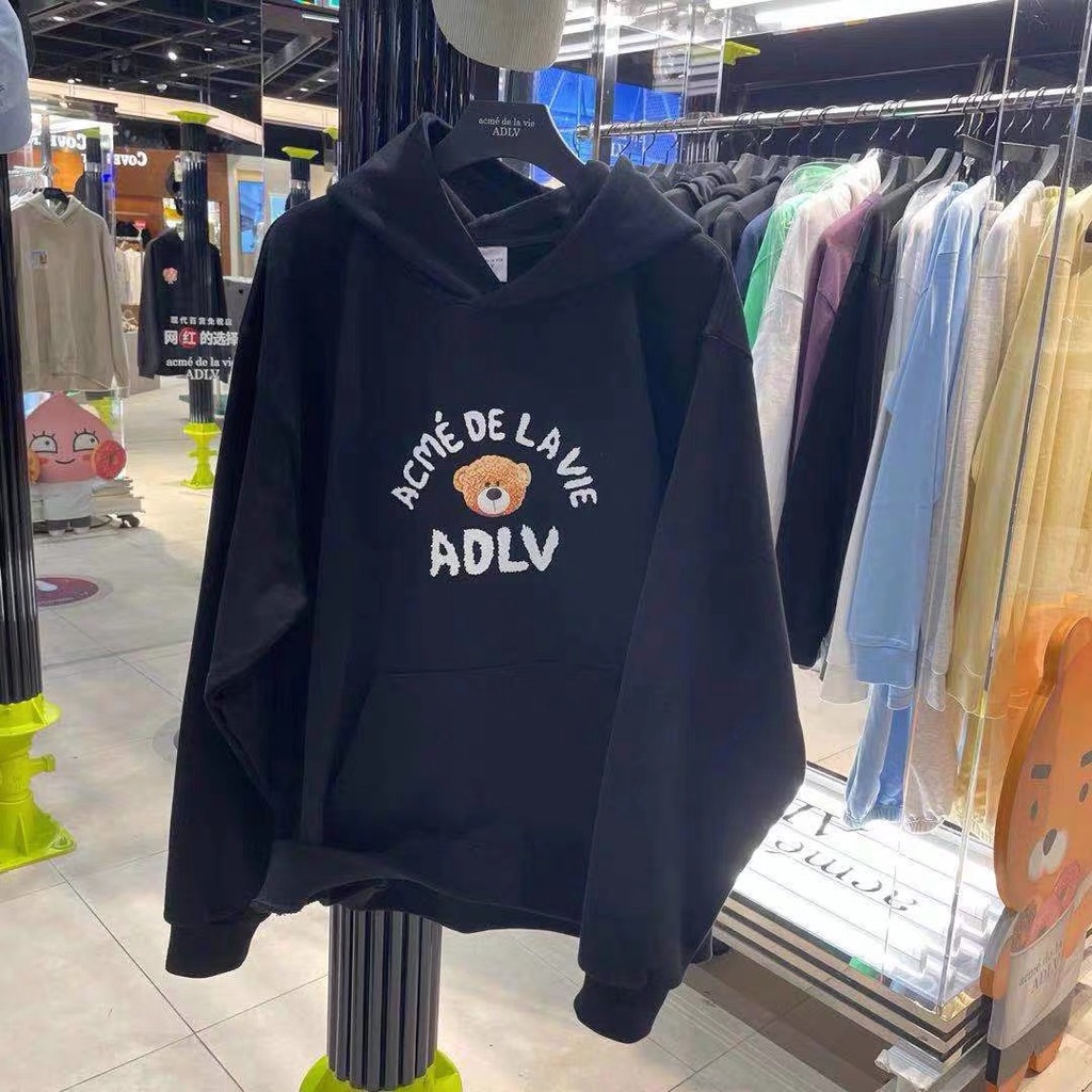 Áo hoodie nữ nam ADLVS khoác nỉ form rộng kiểu sweater unisex Mophus MH002