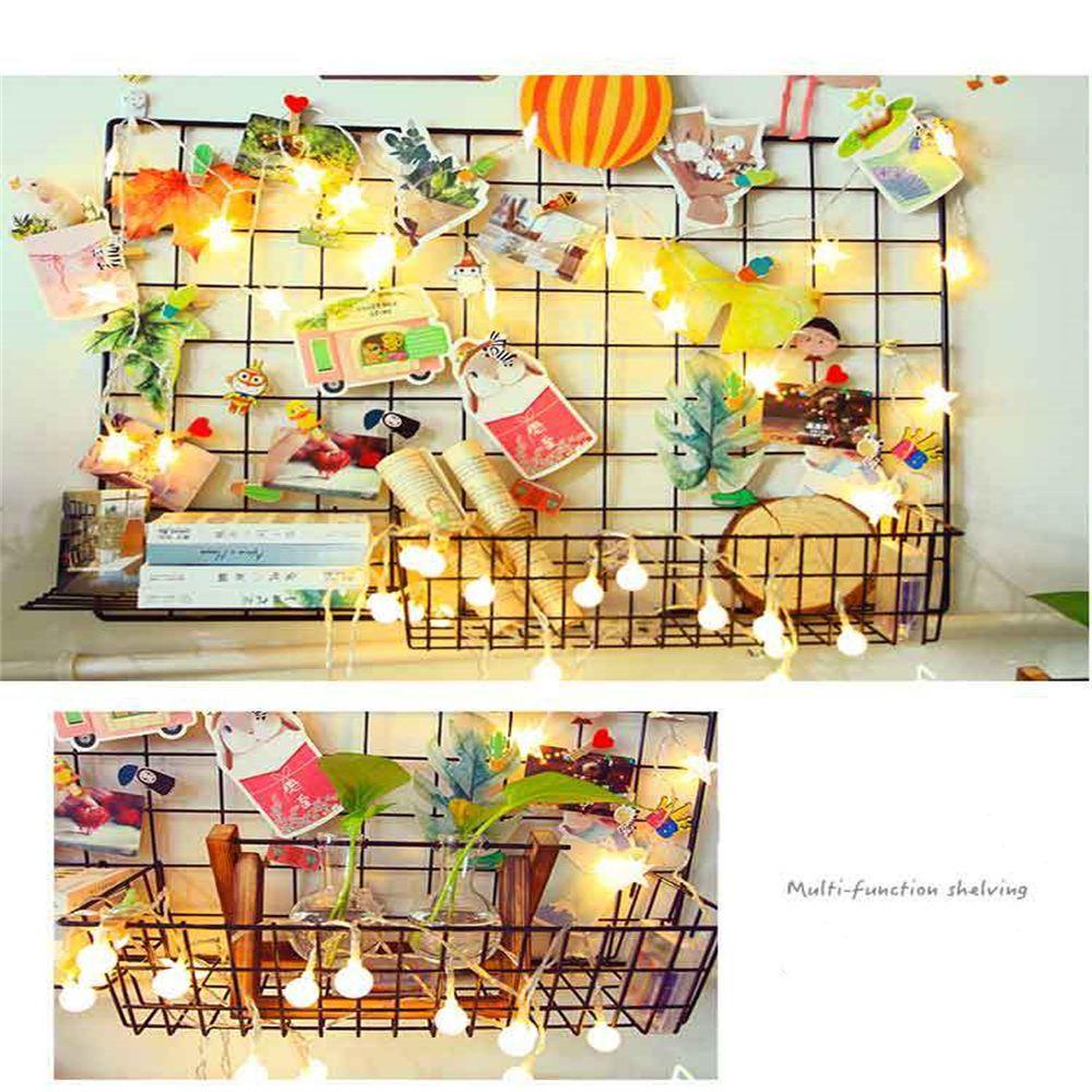 Bảng Lưới Sắt Treo Tường Đa Năng Dùng Trang Trí Nhà Cửa DIY