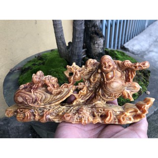 Tượng Di Lặc Gỗ Huyết Long