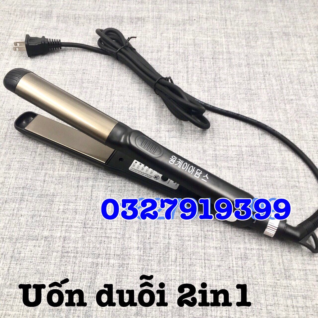 ✅freeship-Tặng kẹp✅ Máy duỗi tóc,uốn tóc cao cấp 2in1 119