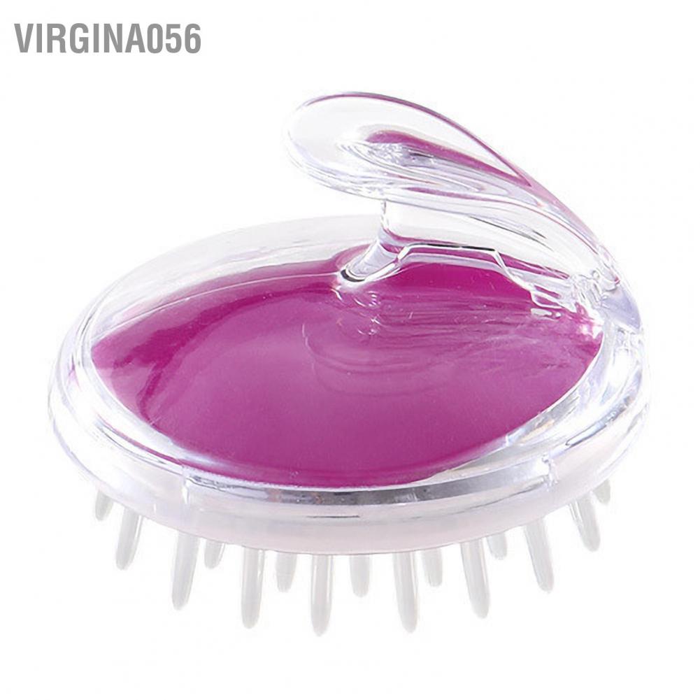 Hàng Hot Hair Scalp Massager Shampoo Brush Soft Tooth Transparent Shower for Men Women Hàng giao ngayVirgina056