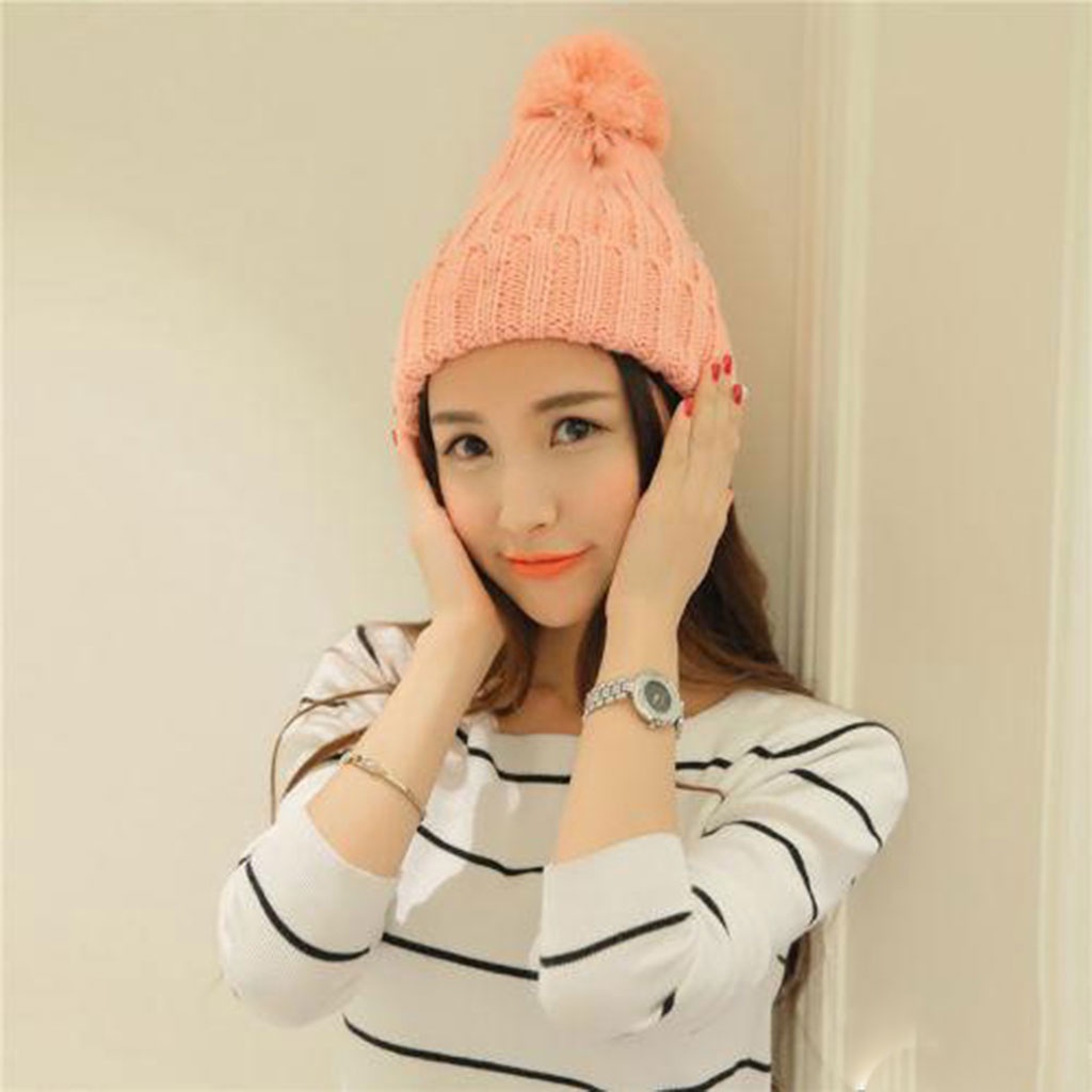 Mũ Len Quả Bông Siêu Hot..xz :)