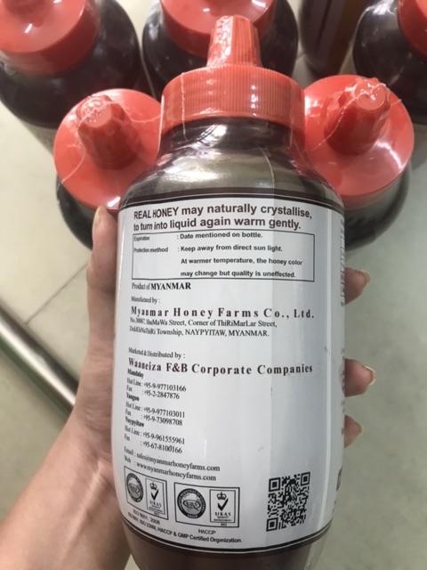 Mật ong Myanmar Pure Honey nguyên chất