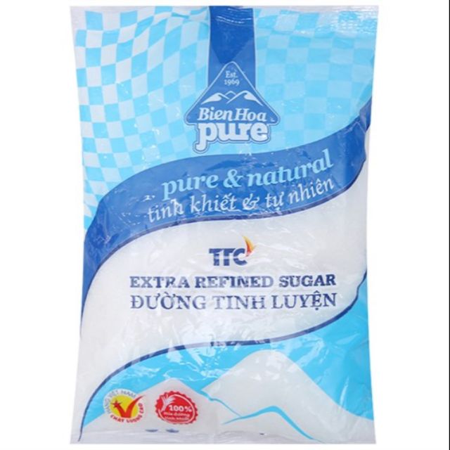Đường tinh luyện Biên Hòa Pure gói 500g