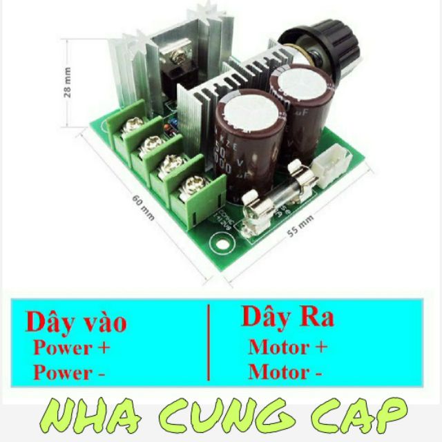 ĐIỀU TỐC 12V ĐẾN 40V LOẠI TỐT