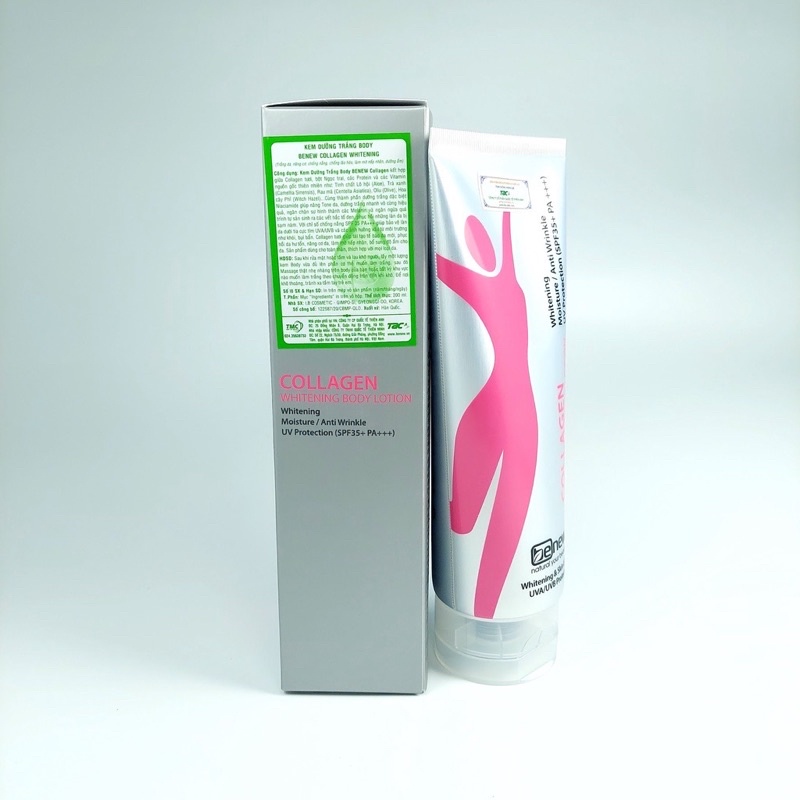 Kem Dưỡng Trắng Body BENEW Collagen 200ml
