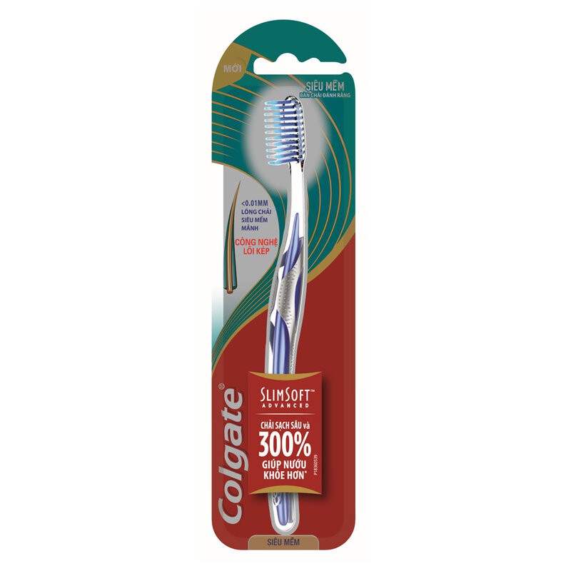 Bàn Chải Đánh Răng Colgate Mềm Mảnh Chăm Sóc Nướu SlimSoft Advanced