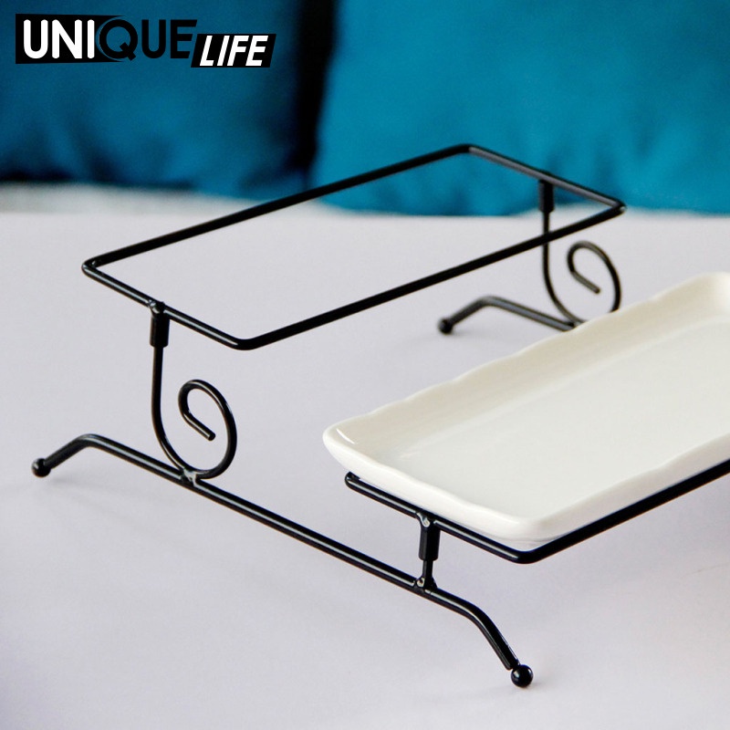 Giá đỡ 2 tầng bằng sứ dùng phục vụ món tráng miệng / trái cây