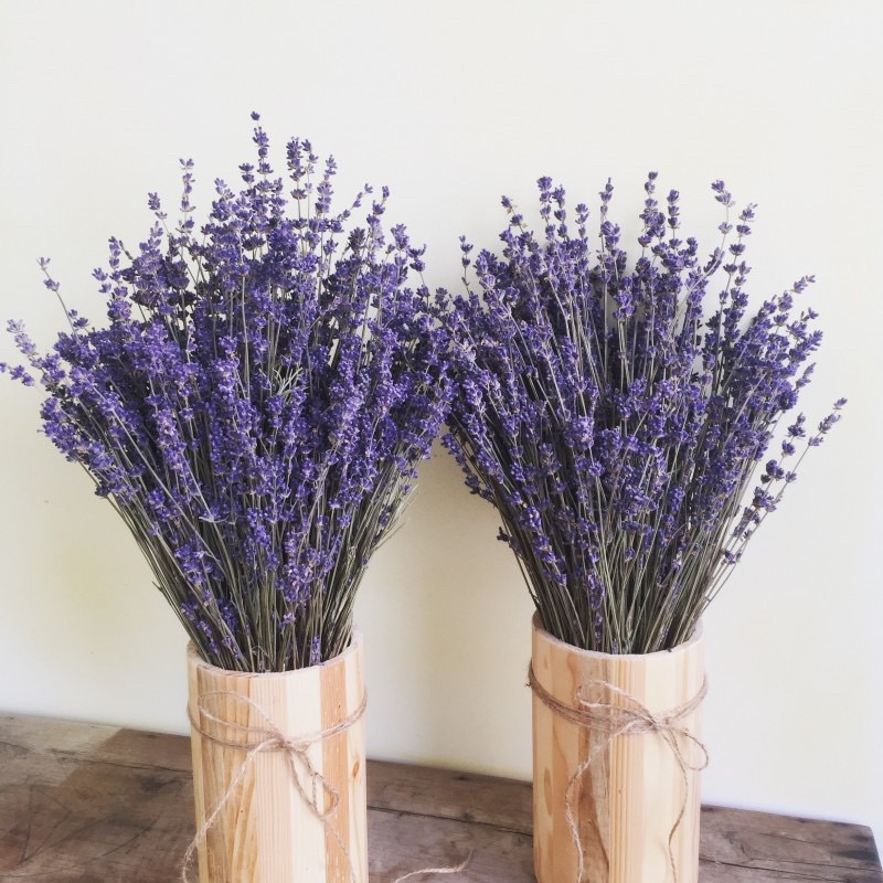 Bó 100 cành hoa Lavender khô thơm phòng, trang trí nhà cửa, nội thất
