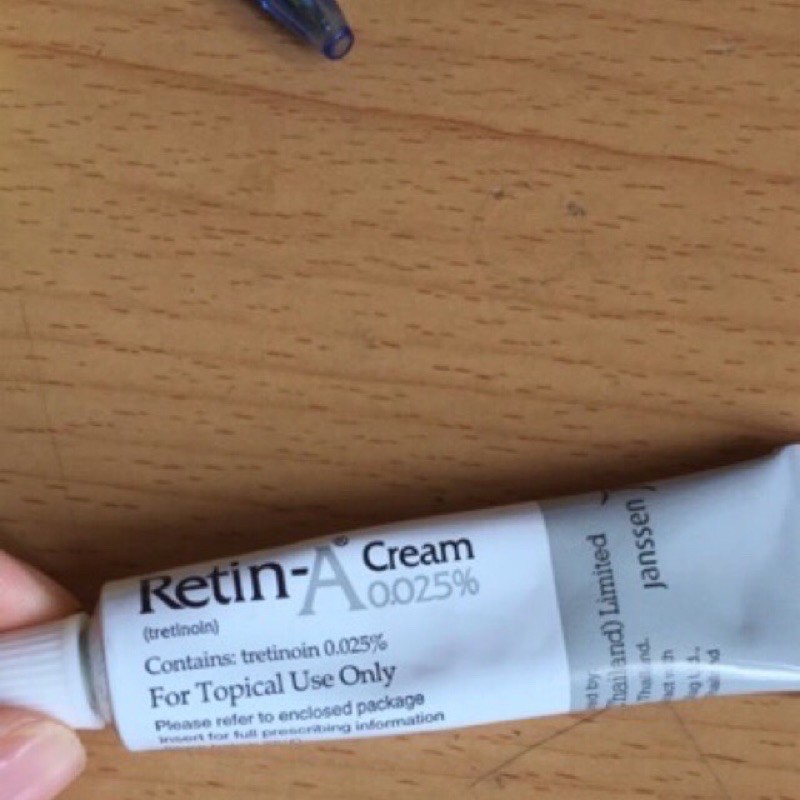 Retin A giảm mụn ẩn thái lan