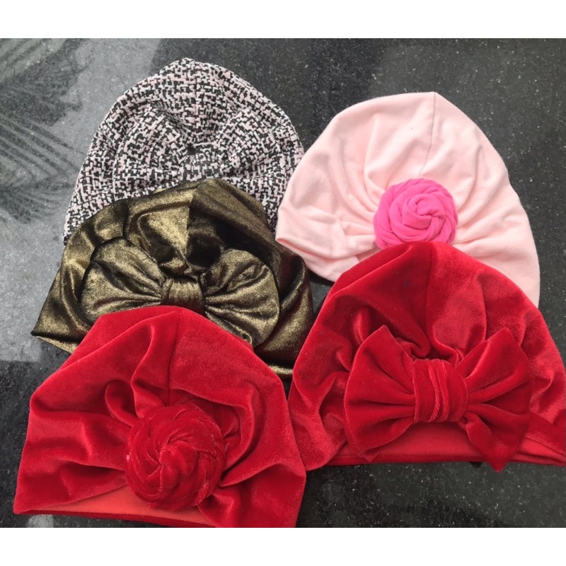 combo 10 mũ turban được chọn màu,