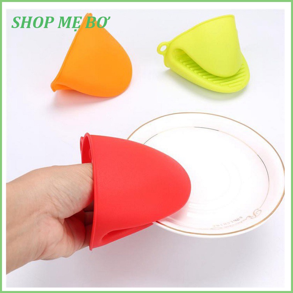 Miếng bắc nồi silicon/ Gang tay bắc nồi silicon hình mỏ vịt ( Giao ngẫu nhiên)