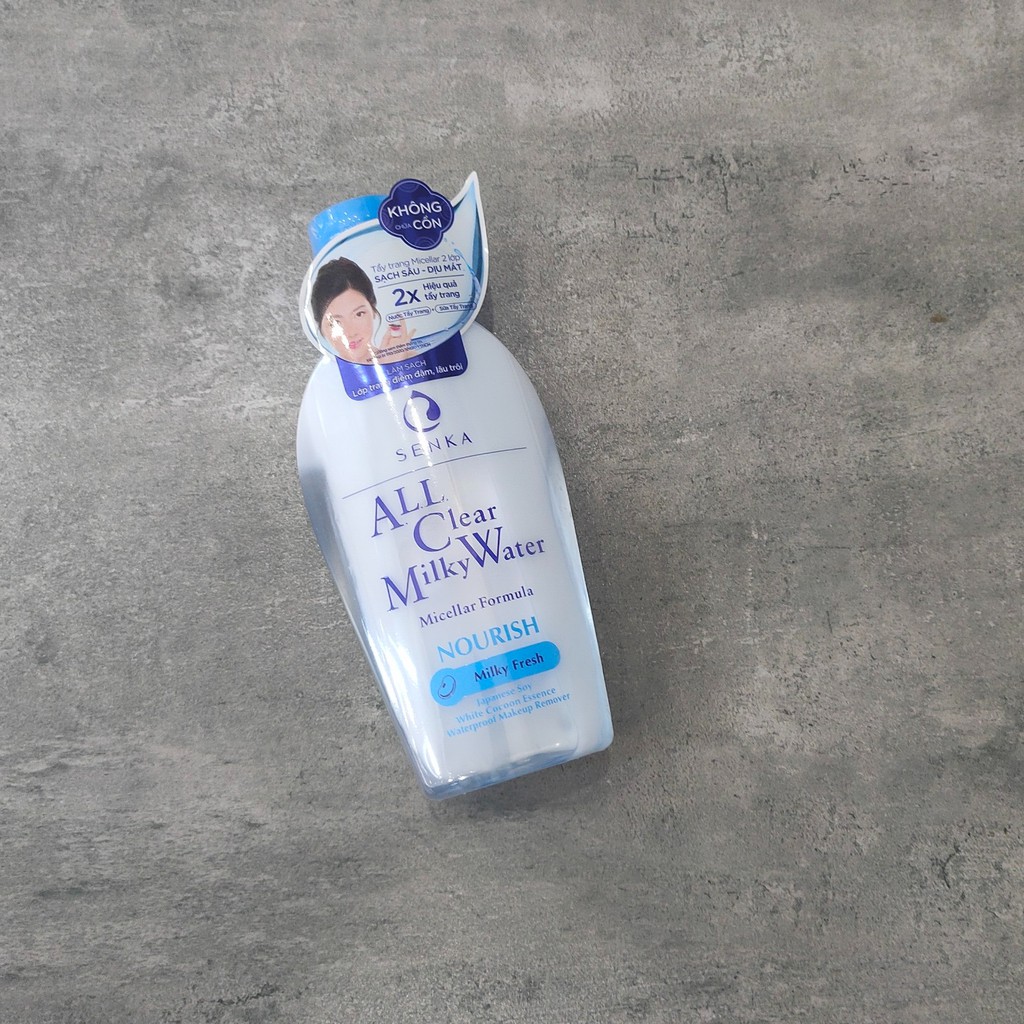 Nước Sữa Tẩy Trang Senka 2 Lớp All Clear Milky Water 230ml