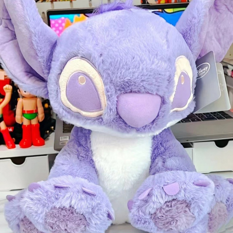 Thú Nhồi Bông Hình Nhân Vật Stitch Màu Tím Dễ Thương