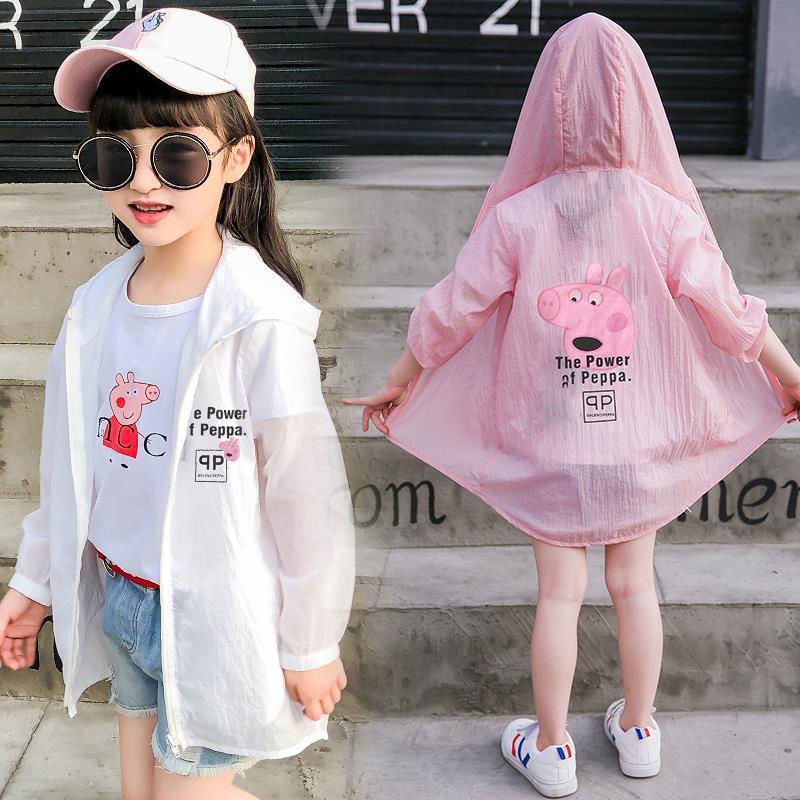 🔥🔥Áo Khoác Chống Nắng Tia Cực Tím Thiết Kế Thoáng Khí Thời Trang Mùa Hè Cho Bé Gái