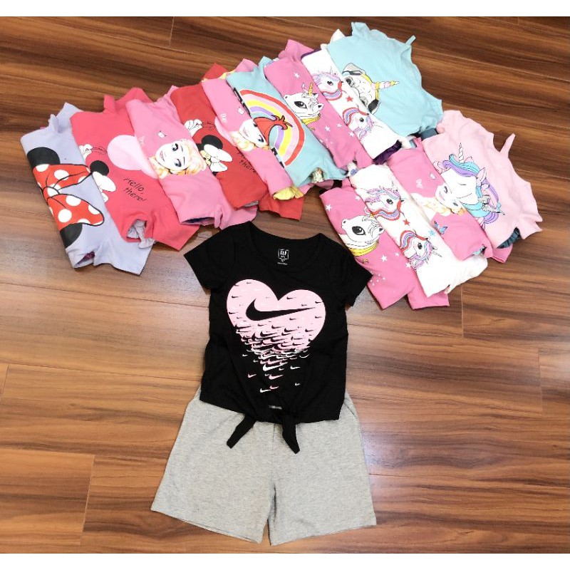 Bộ cotton ngắn bé gái Gap VNXK