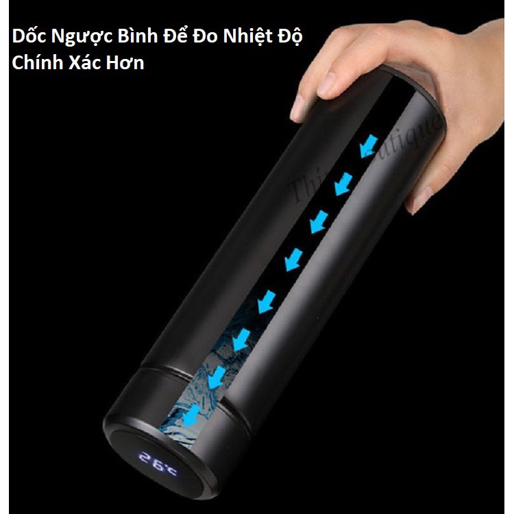 Bình Giữ Nhiệt, Bình Giữ Nhiệt Có Báo Nhiệt Độ Hiện Đại - Đựng Nước Cháo Sữa giữ nhiệt Hơn 10 tiếng