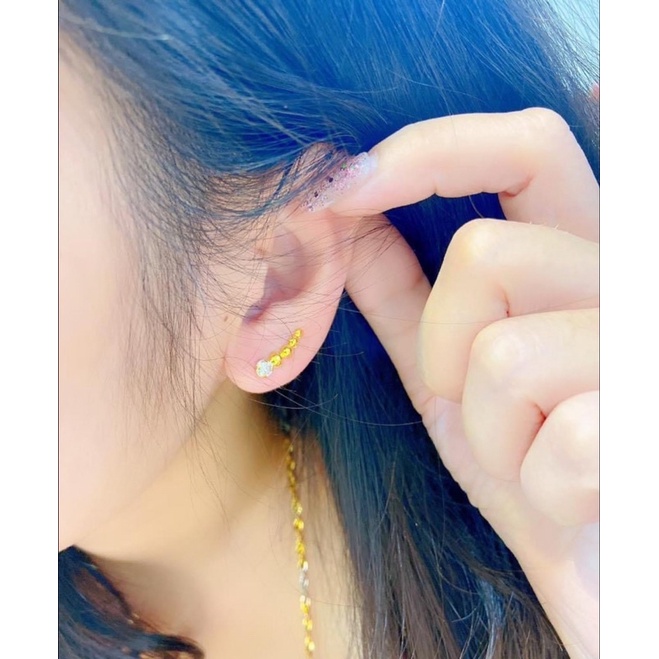 Bông tai kẹp vành 10k_gold