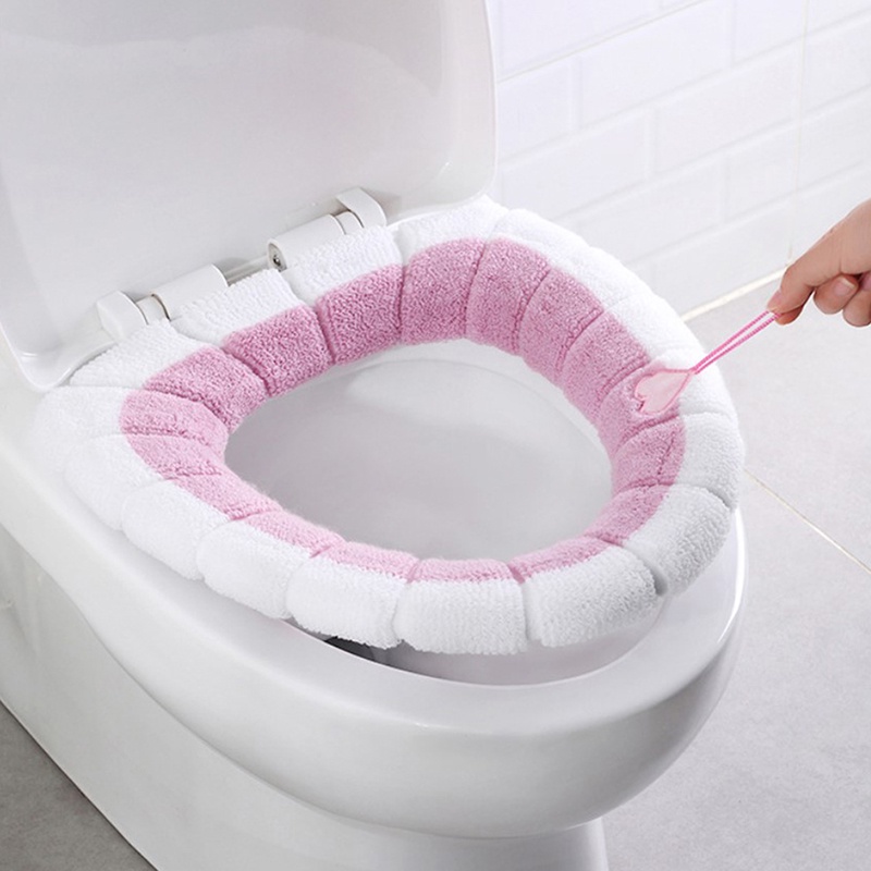 1 Miếng Lót Bồn Cầu Giữ Ấm Mùa Đông Tiện Dụng