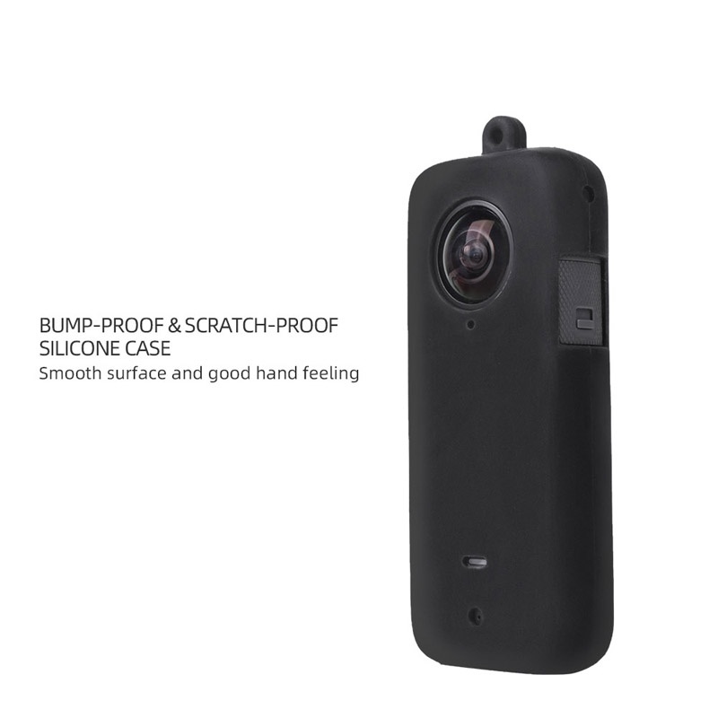 Vỏ Silicon Bảo Vệ Ống Kính Máy Ảnh Chống Trầy Cho Insta360 ONE X2