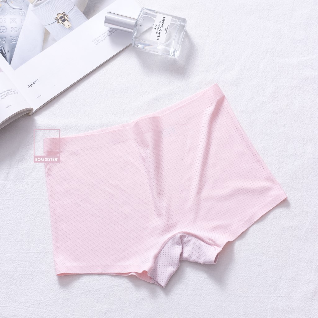 [Mã FAMALLT5 giảm 15% đơn 150k] Quần đùi chống lộ chất su thông hơi ép viền màu trơn BOM SISTER QD8044 | BigBuy360 - bigbuy360.vn